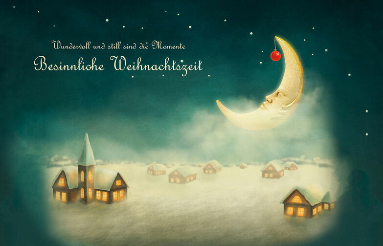 Weihnachtskarte: Märchenhafte Zeiten