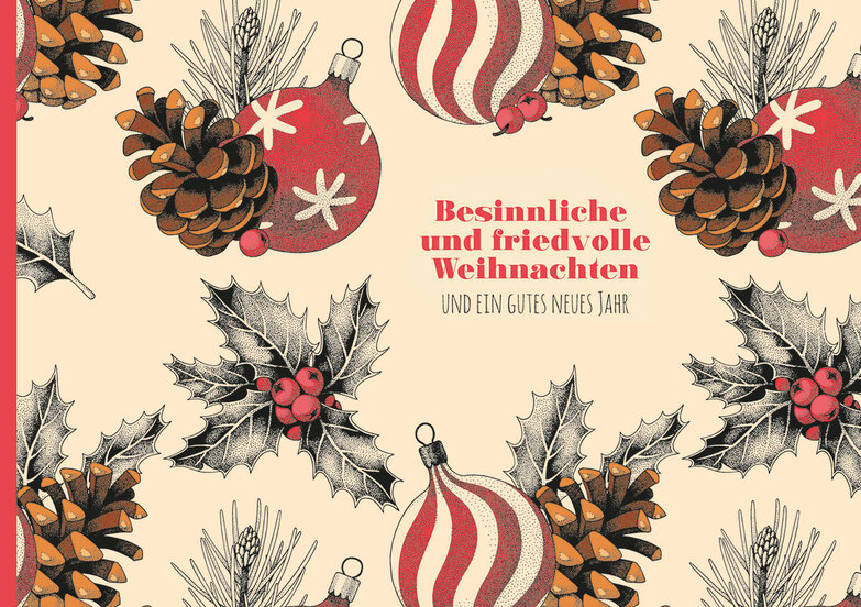 Weihnachtskarte: Gute Zeiten