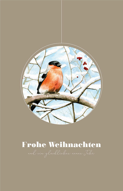 Weihnachtskarte: Im Blick