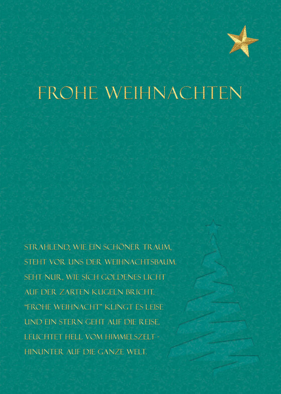 Weihnachtskarte: Es war einmal