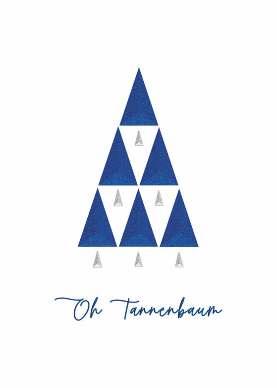 Weihnachtskarte: Oh Tannenbaum