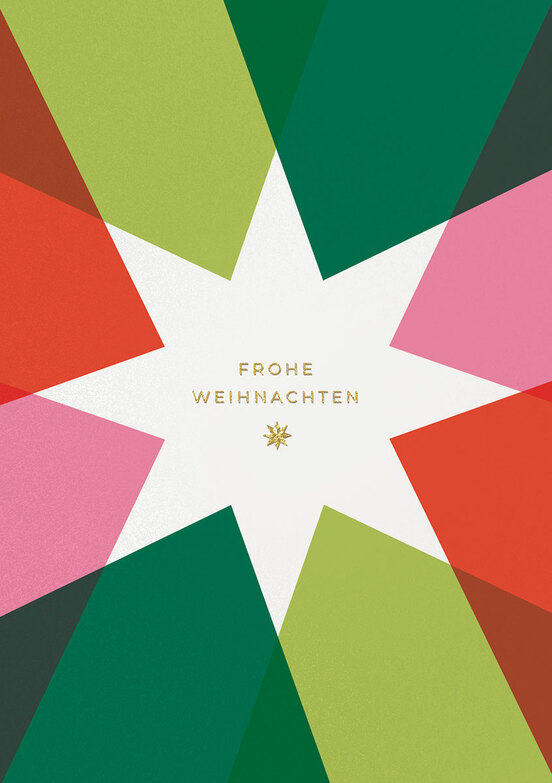 Grußkarte: Stern