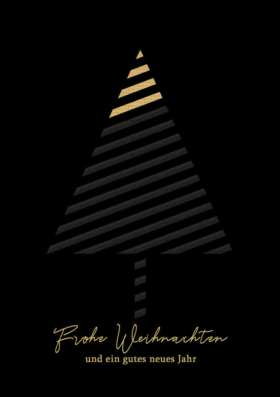 Weihnachtskarte: Schräg ist chic