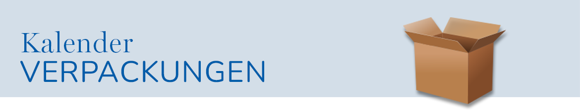 Kalender-Verpackungen