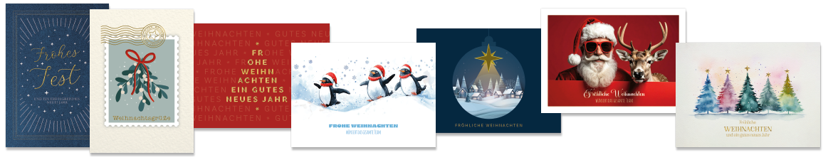 Weihnachtskarten für den guten Zweck