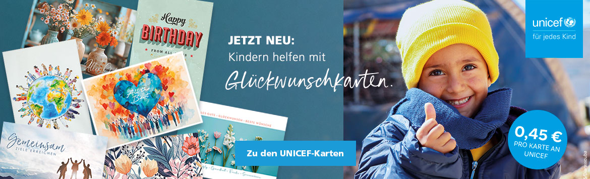 UNICEF-Glückwunschkarten